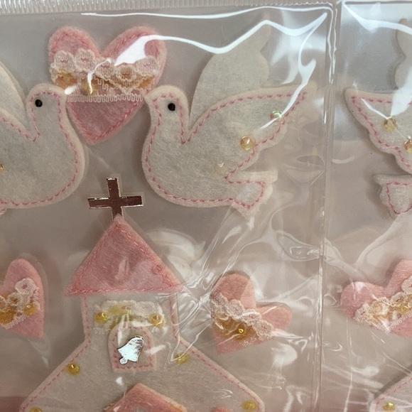 Mark Richards Scrapbook Stickers Card Making Wedding Dove Heart Church Crafts - Picture 6 of 13